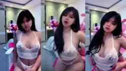 Malam Panas Dengan Miss Bintang Yang Menggoda Dalam Lingerie Putihnya Yang Transparan