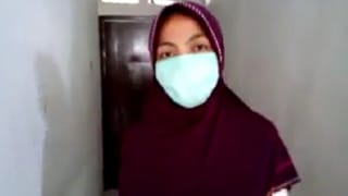 Jilboobs Pakai Masker Lagi Main Jari