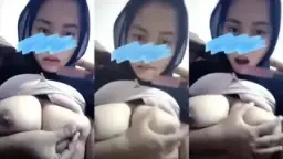 Remasan Toket Montok Gadis Berhijab Cantik