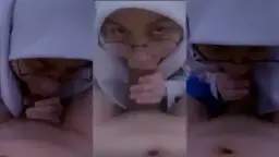 Digoyang Ganas Keponakan, Ukhti Berkacamata Bergoyang Di Ranjang