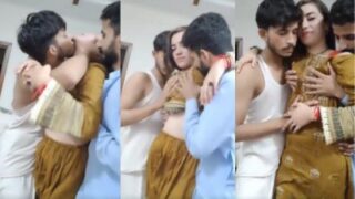 Dua Pemuda Hyderabad Dan Cewek Seksi Dalam Video Panas Langsung