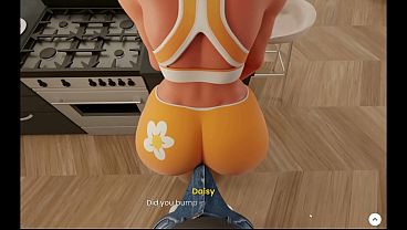 Hari-hari Di Mansion [game Hentai Tabu] Ep.2: Tertangkap Basah Dengan Ereksi Gahar Oleh Ibu Tiriku Di Dapur!