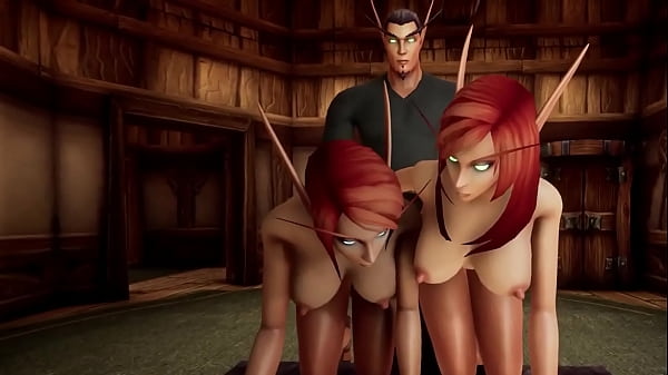 Malam Penuh Nafsu Dengan Para Elf Yang Bergairah