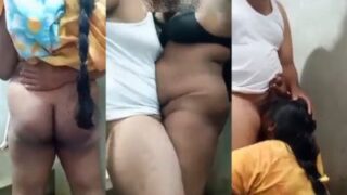 Cewek Telugu Ngencingin Kontol Sambil Nikmatin Ngewe Berdiri