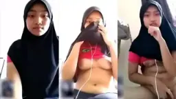 Vcs Aisyah Abg Hijab Baju Merah, Goyangannya Bikin Makin Panas