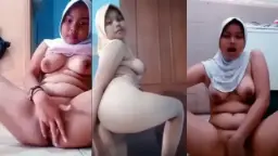 Abg Jilbab Tiktokers Ngewe Sambil Crot