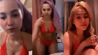 Cybel Si Abg Hot Pake Toge Bikini Merah Bikin Ngaceng
