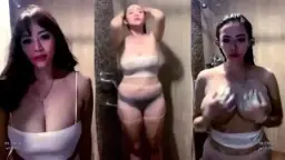 Naora Live Mandi, Toket Bulet Bikin Ngehe, Hot Banget Sampai Basah