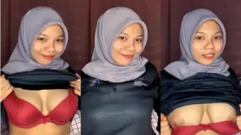 Rista Si Hijaber Nakal, Toket Mulus Bikin Pengen Colok Hot!