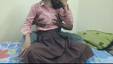 Cewek Kuliahan India Digebukin Kontol Pacar Di Kamar, Crot Dalem