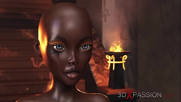 Seks Kuno Mesir! Anubis Ngewe Budak Mesir Muda Di Dalam Kuilnya