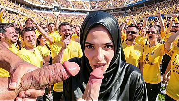 Cewek Fans Jerman Digebrak Habis-habisan Sama Tim Lawan – Video Ai Panas