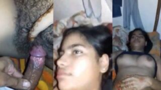 Cewek Desa Dibantai Kontol Gede Sampe Becek